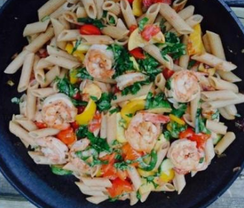 Prawn Pasta Salad - Pasta Box Fusion